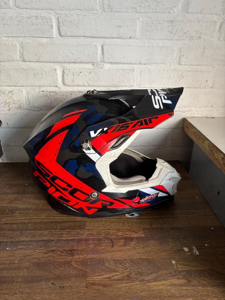 SCOTT VX16 AIR Offroadhelm - Maat M, Motoren, Overige merken, M, Ophalen of Verzenden, Tweedehands