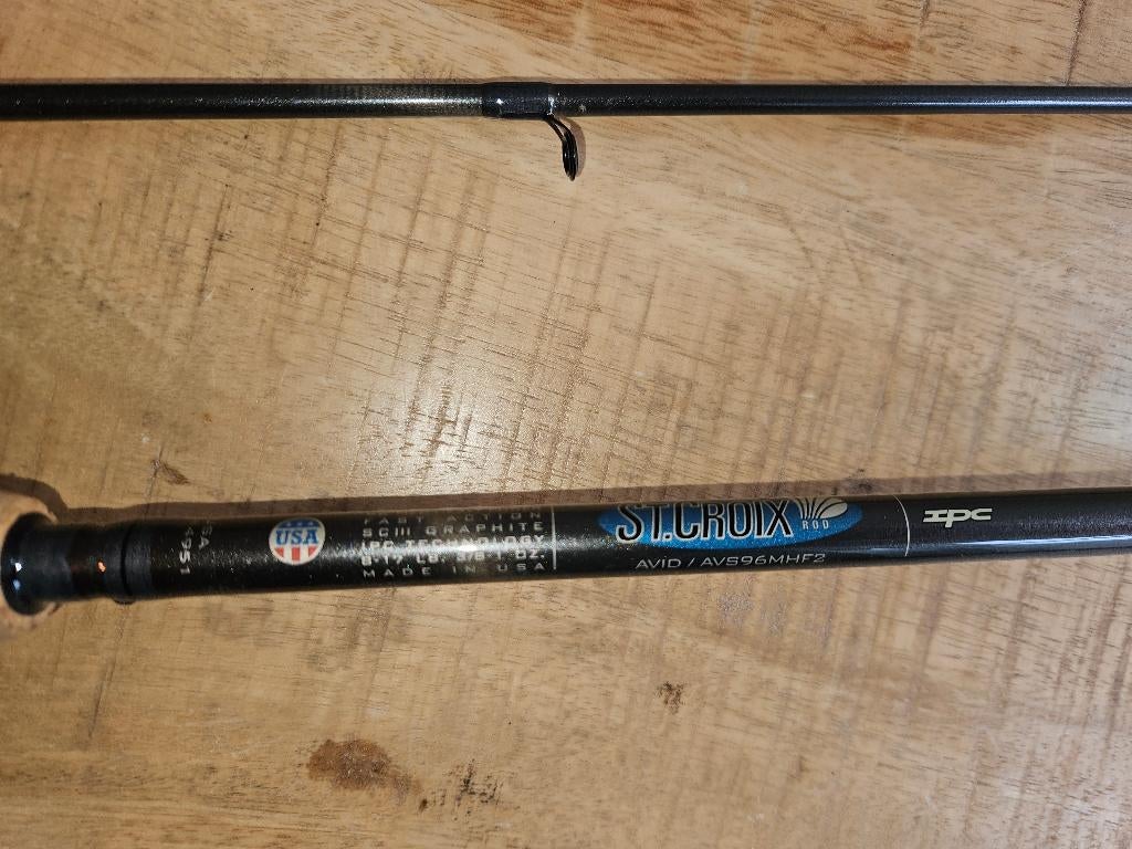 St. Croix Avid Spinning, Ophalen, Zo goed als nieuw, Werphengel