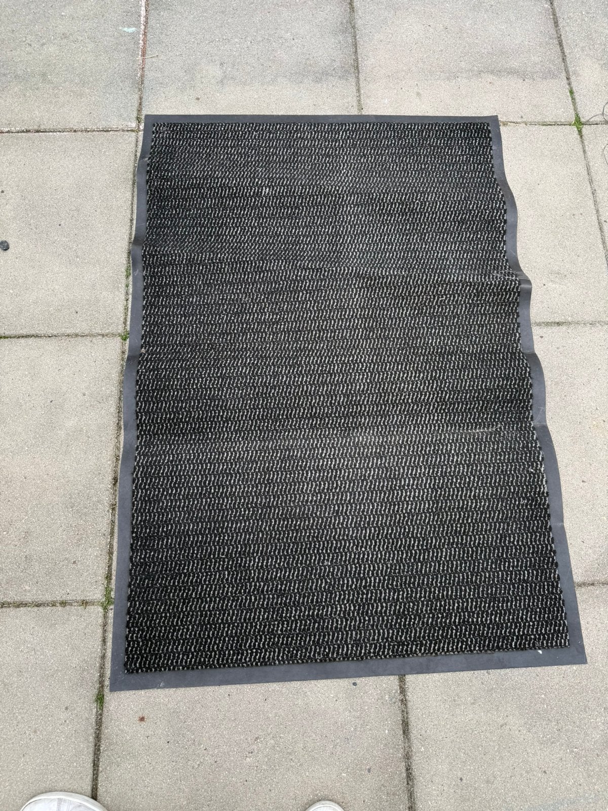 Deurmat 120x70 cm - Zwart/Grijs - Gebruikt, Tuin en Terras, Deurmatten, Ophalen, Binnen, Gebruikt, Rubber