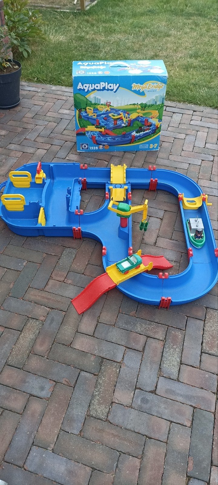 Aquaplay mega bridge waterbaan speelgoed, Kinderen en Baby's, Speelgoed | Buiten | Los speelgoed, Ophalen of Verzenden, Zo goed als nieuw