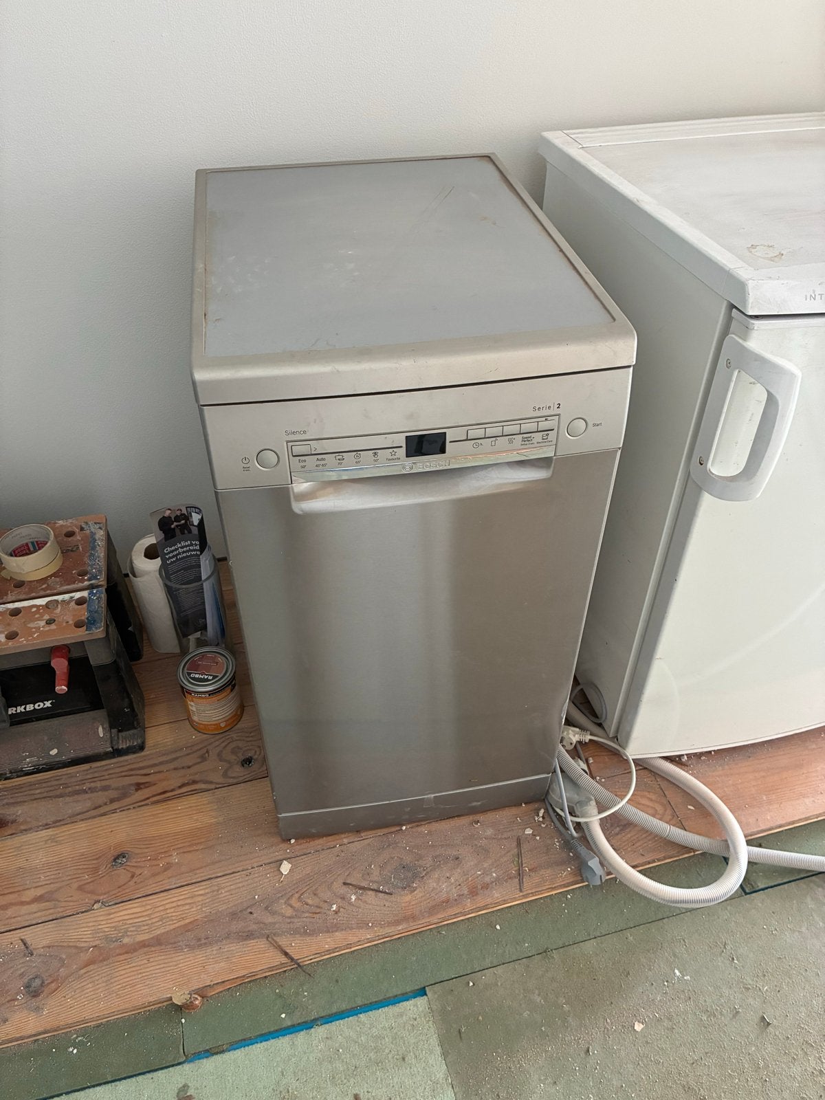 Bosch Serie 2 Vrijstaande Vaatwasser - Zilver, Witgoed en Apparatuur, Vaatwasmachines, Ophalen, Gebruikt, 85 tot 90 cm, 45 tot 60 cm