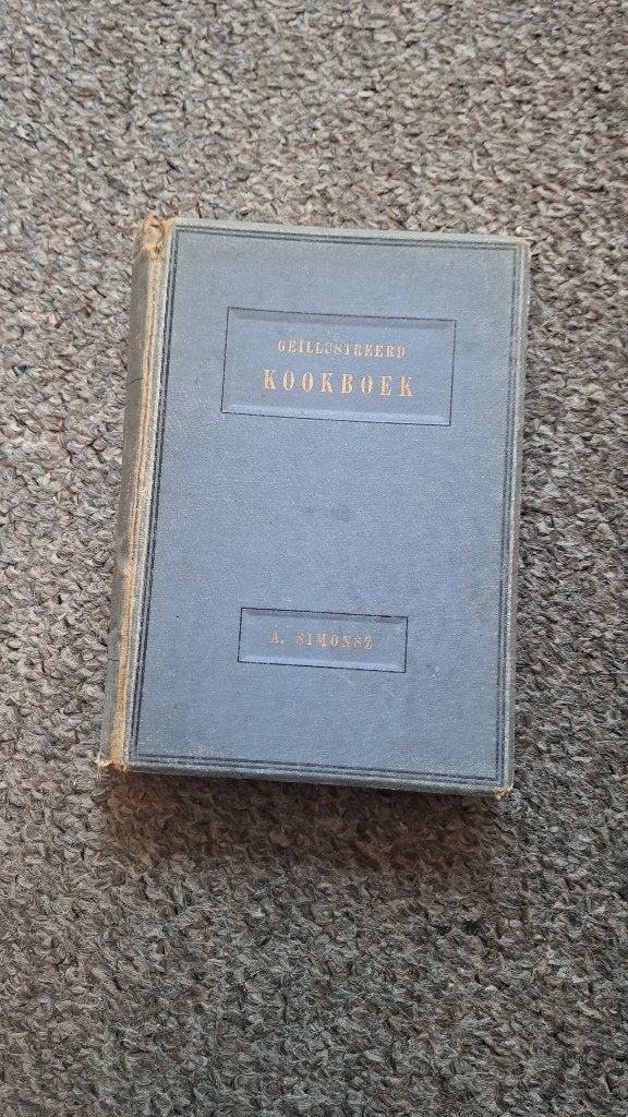 Geillustreerd kookboek/1909, Gelezen, Verzenden, A. Simonsz, Europa