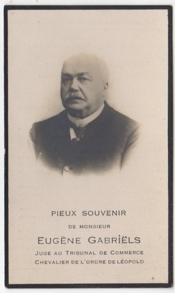 Eugène Gabriëls 1845 - 1924 Gent, 78 jaar oud, Verzenden