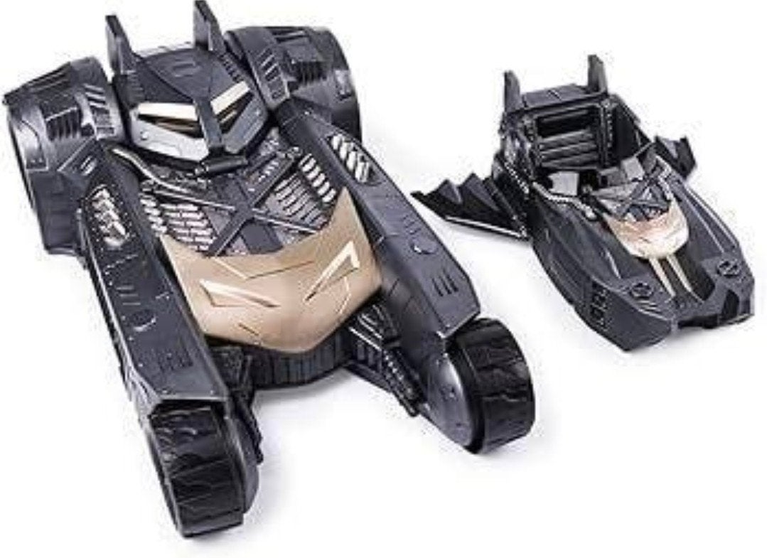 Batman Batmobile 2-in-1 voertuig met Batjet, Ophalen, Zo goed als nieuw