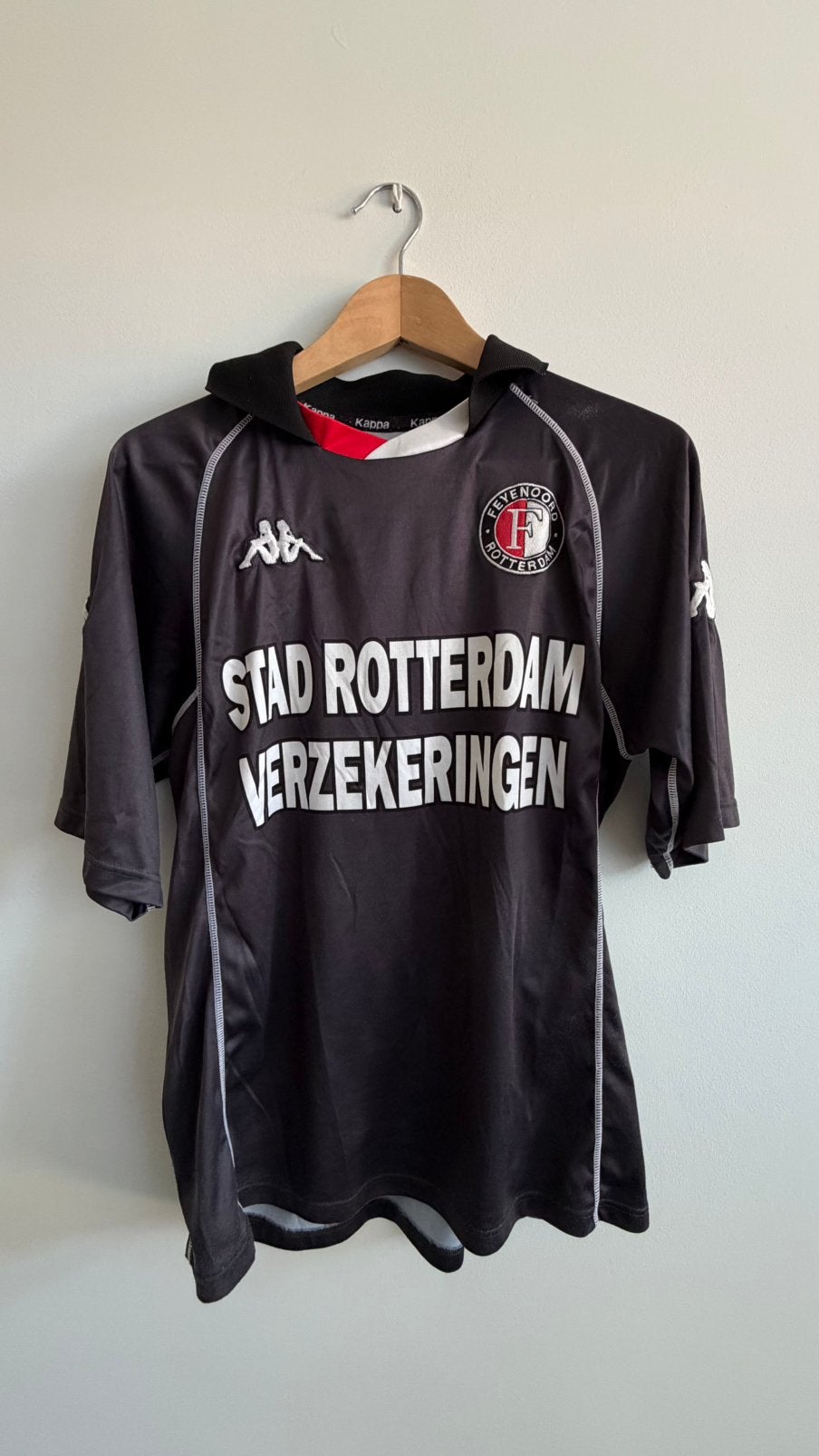 Origineel Feyenoord Uitshirt 2001/2002 - UEFA Cup Seizoen, Maat M, Ophalen of Verzenden, Zo goed als nieuw, Shirt