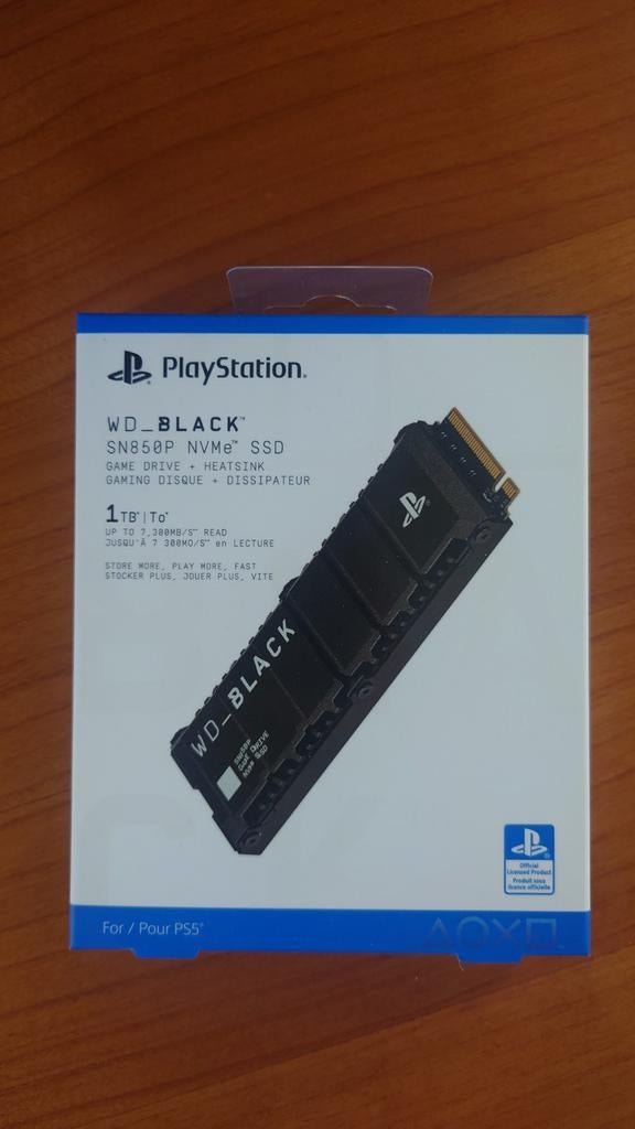 WD_Black SN850P 1TB Heatsink  PlayStation 5 (Nieuw), Spelcomputers en Games, Ophalen of Verzenden, Nieuw
