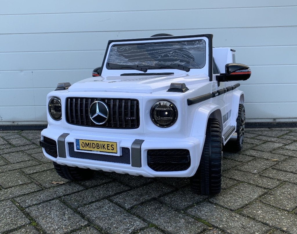 Mercedes G63 Edition wit 12v - Afstandsbediening - Leder zit, Nieuw