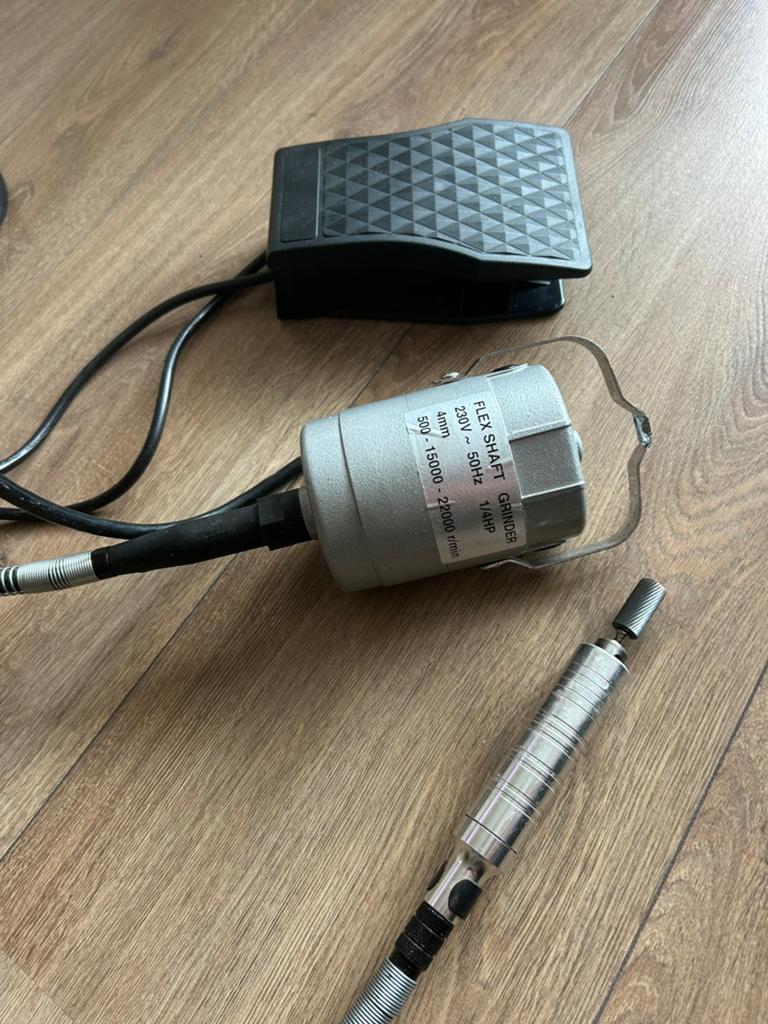 flexibele slijpset met voetpedaal, Doe-het-zelf en Verbouw, Ophalen of Verzenden