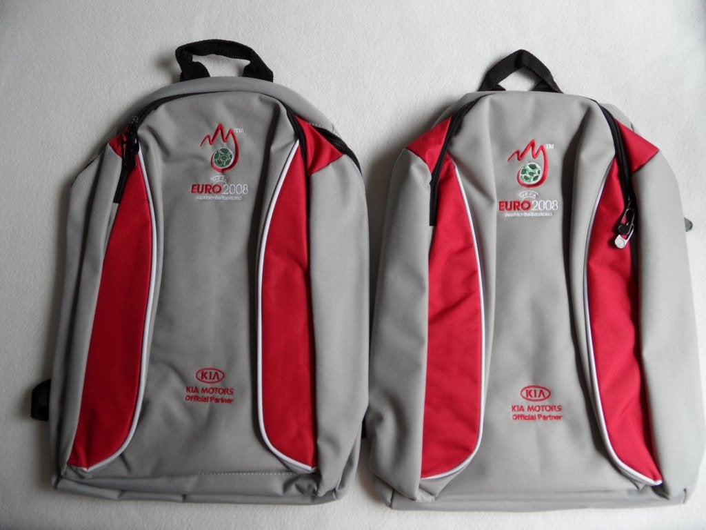 2x rugzak KIA - UEFA EURO 2008 - NIEUW, Ophalen of Verzenden, Nieuw, Auto's
