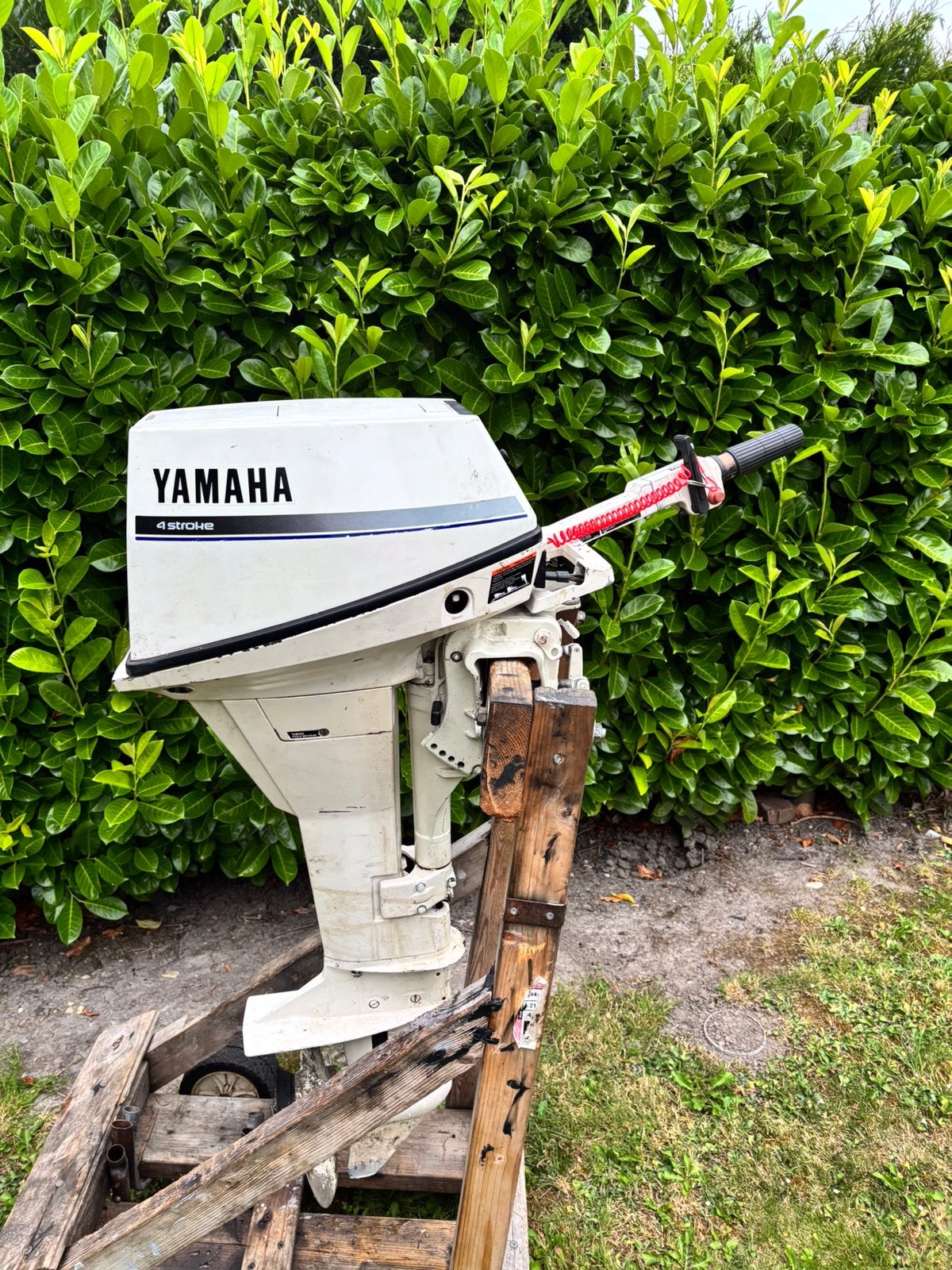 Yamaha buitenboordmotor 9.9 pk, Watersport en Boten, Ophalen, 5 tot 10 pk, Zo goed als nieuw, Benzine