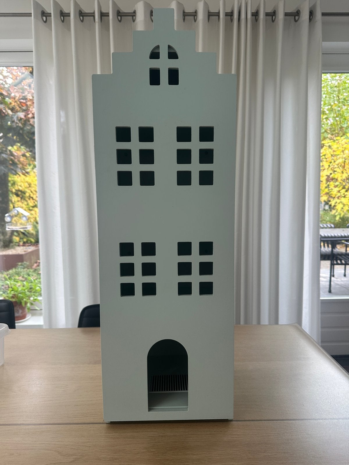 Houten poppenhuis grachtenpand, Ophalen of Verzenden, Zo goed als nieuw, Overige typen