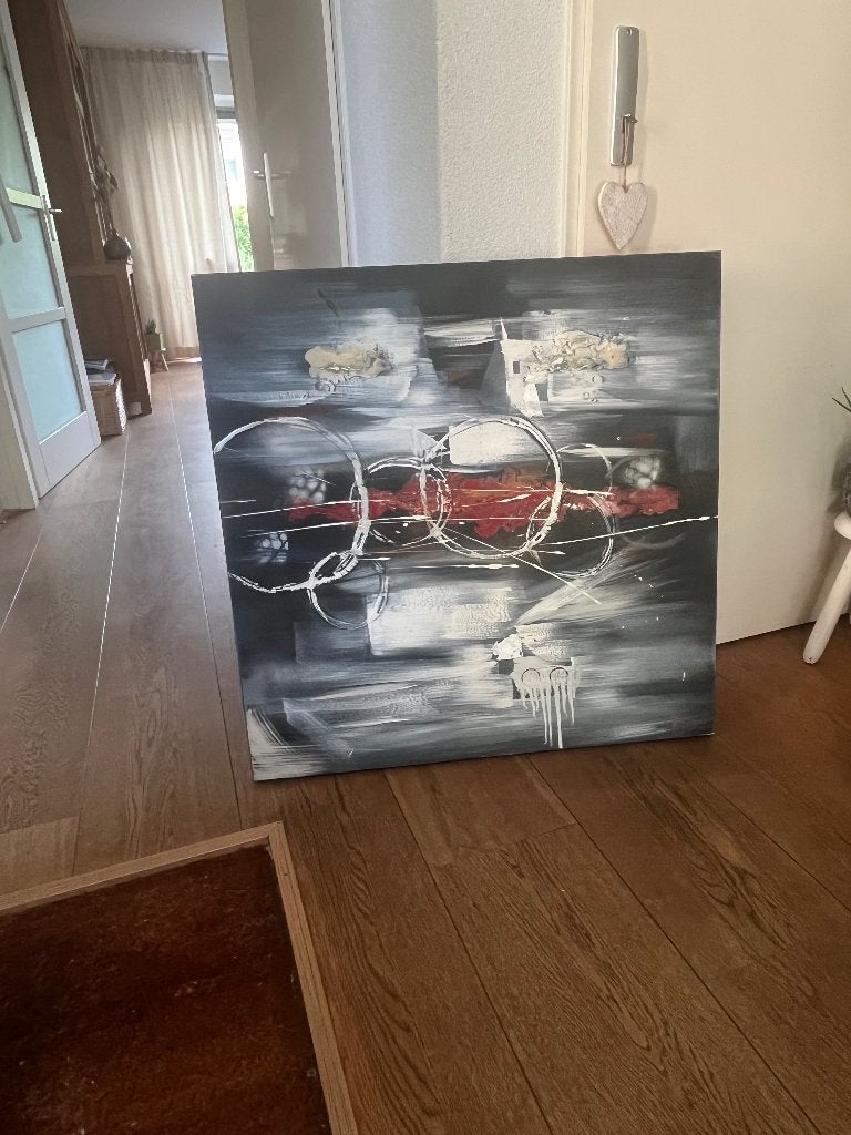 Mooi canvas schilderij, Ophalen, Zo goed als nieuw, Schilderij, 75 tot 100 cm