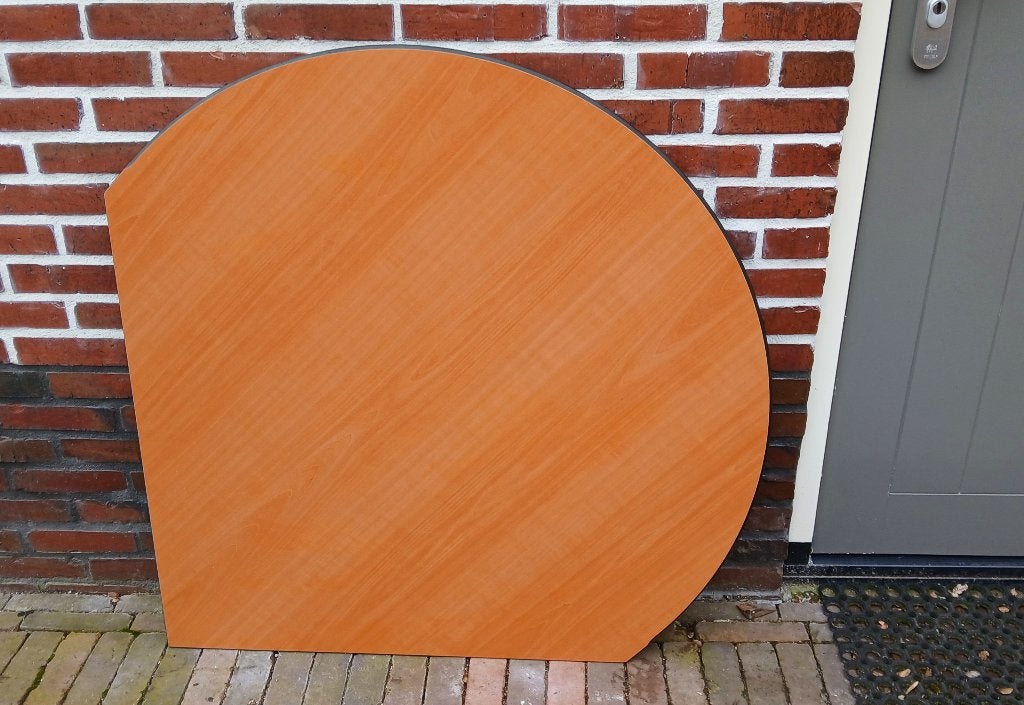Ahrend trespa blad - bureaublad - tafelblad - houtlook, Ophalen, 101 cm, Zo goed als nieuw, 101 cm
