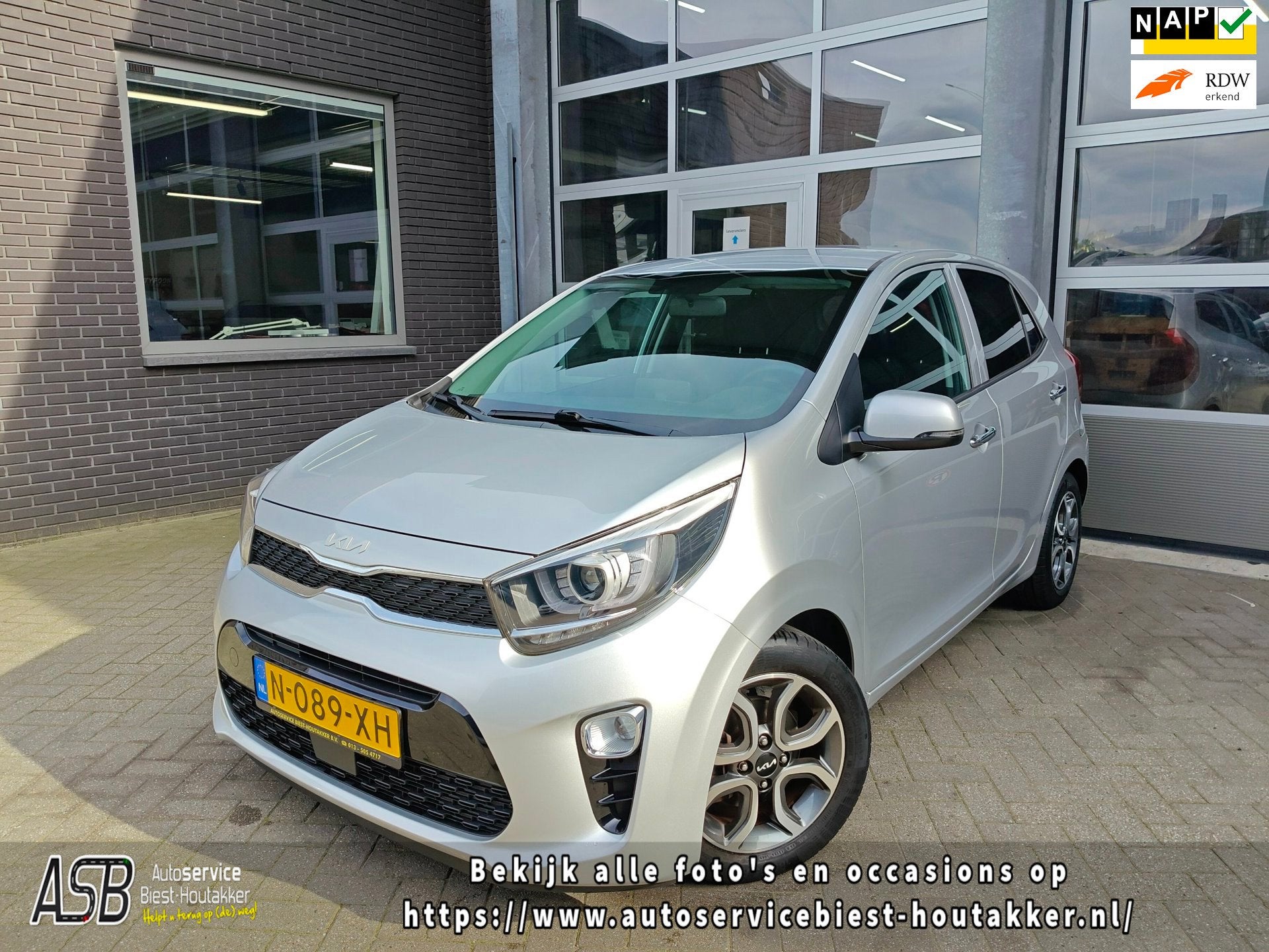 Kia Picanto 1.0 DPi DynamicPlusLine | Carplay | Keyless | Cr, 877 kg, Gebruikt, 4 stoelen, Origineel Nederlands