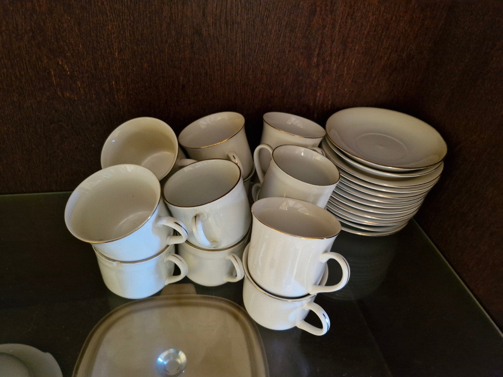 13 setjes kopjes en schoteltjes, Ophalen, Zo goed als nieuw, Overige stijlen, Kop(pen) en/of Schotel(s)