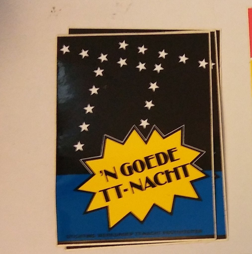 TT T.T. Assen motor brommer vintage stickers motorcross, Verzenden, Zo goed als nieuw, Overige typen