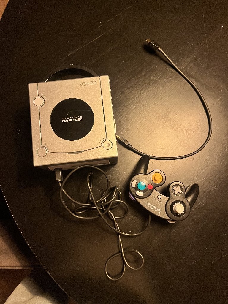 Nintendo gamecube, Spelcomputers en Games, Ophalen of Verzenden, Zo goed als nieuw, Zilver, Met 1 controller