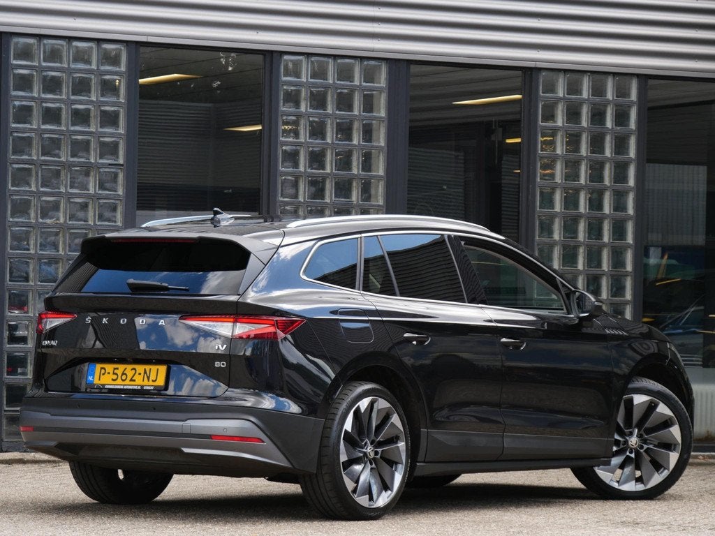 Skoda Enyaq iV 80/ LEER/ ASSISTENTIE PACK/ COMFORT PACK/ CLI, Auto's, Skoda, Automaat, Startonderbreker, Achterwielaandrijving