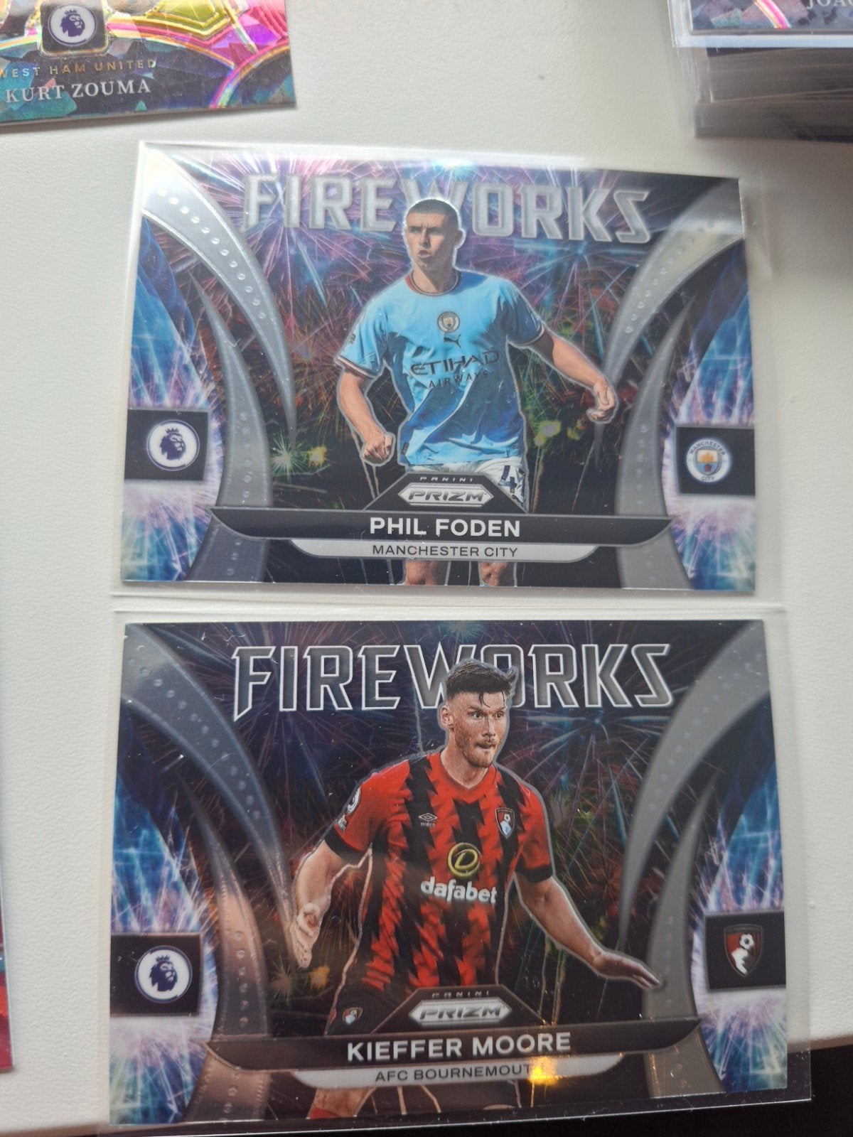 Voetbal Spelerskaarten - Panini Prizm Premier League, Ophalen of Verzenden, Zo goed als nieuw, Buitenlandse clubs, Spelerskaart