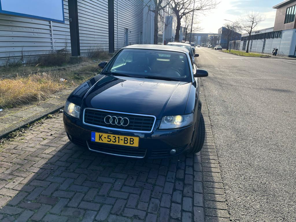 Audi A4 3.0 V6 162KW Cabrio AUT 2002 Blauw, Auto's, Audi, Particulier, A4, Benzine, E, Cabriolet, Automaat, Geïmporteerd, Blauw
