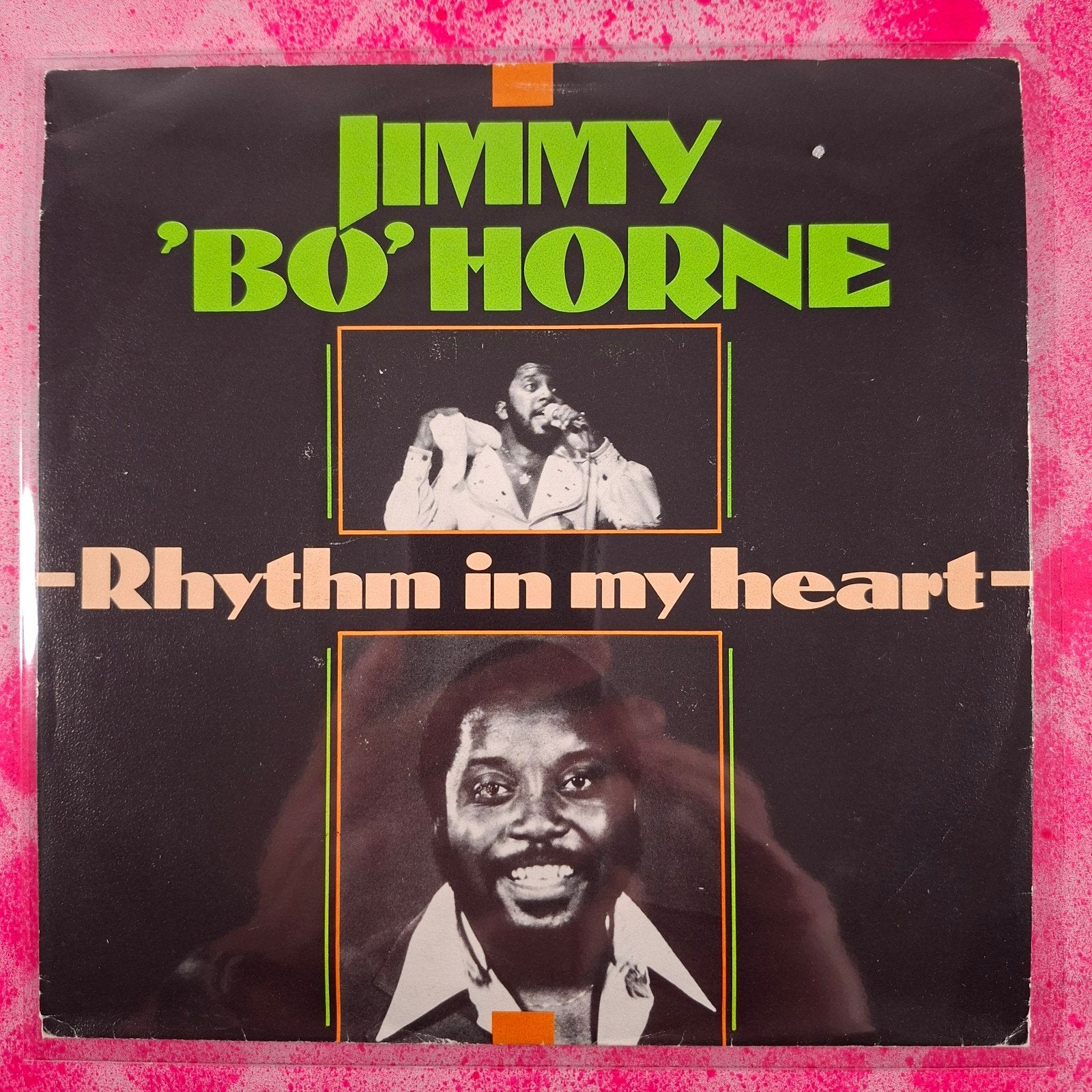 Jimmy Bo Horne Rythem in my heart single.             Star45, Cd's en Dvd's, 7 inch, Zo goed als nieuw, Overige typen, Nederlandstalig