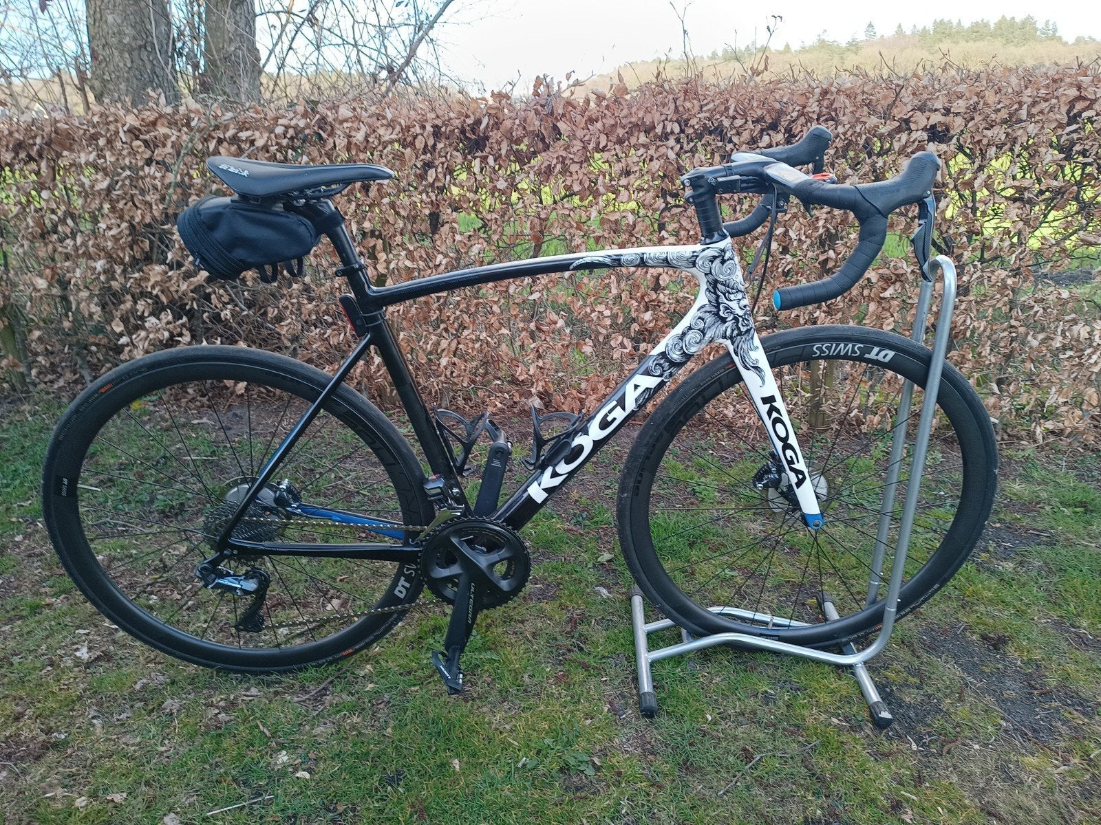 Koga Kimera tattoo art speciale editie Di2  uniek., Fietsen en Brommers, Fietsen | Racefietsen, Carbon, Ophalen of Verzenden, Koga Miyata