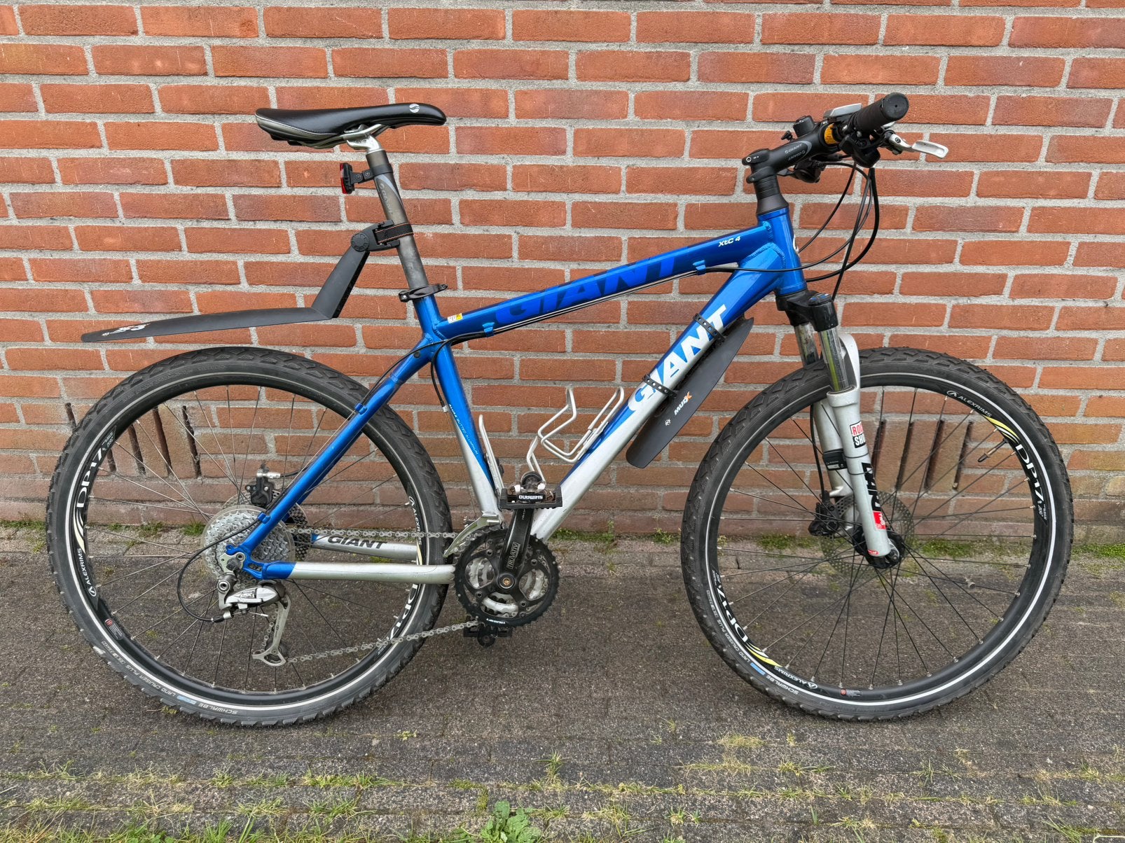 Giant XCT-4 Mountainbike - Blauw/Zilver, Ophalen, Gebruikt, Hardtail, Heren