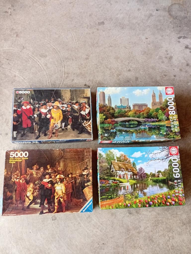 Diverse puzzels, Ophalen, 500 t/m 1500 stukjes