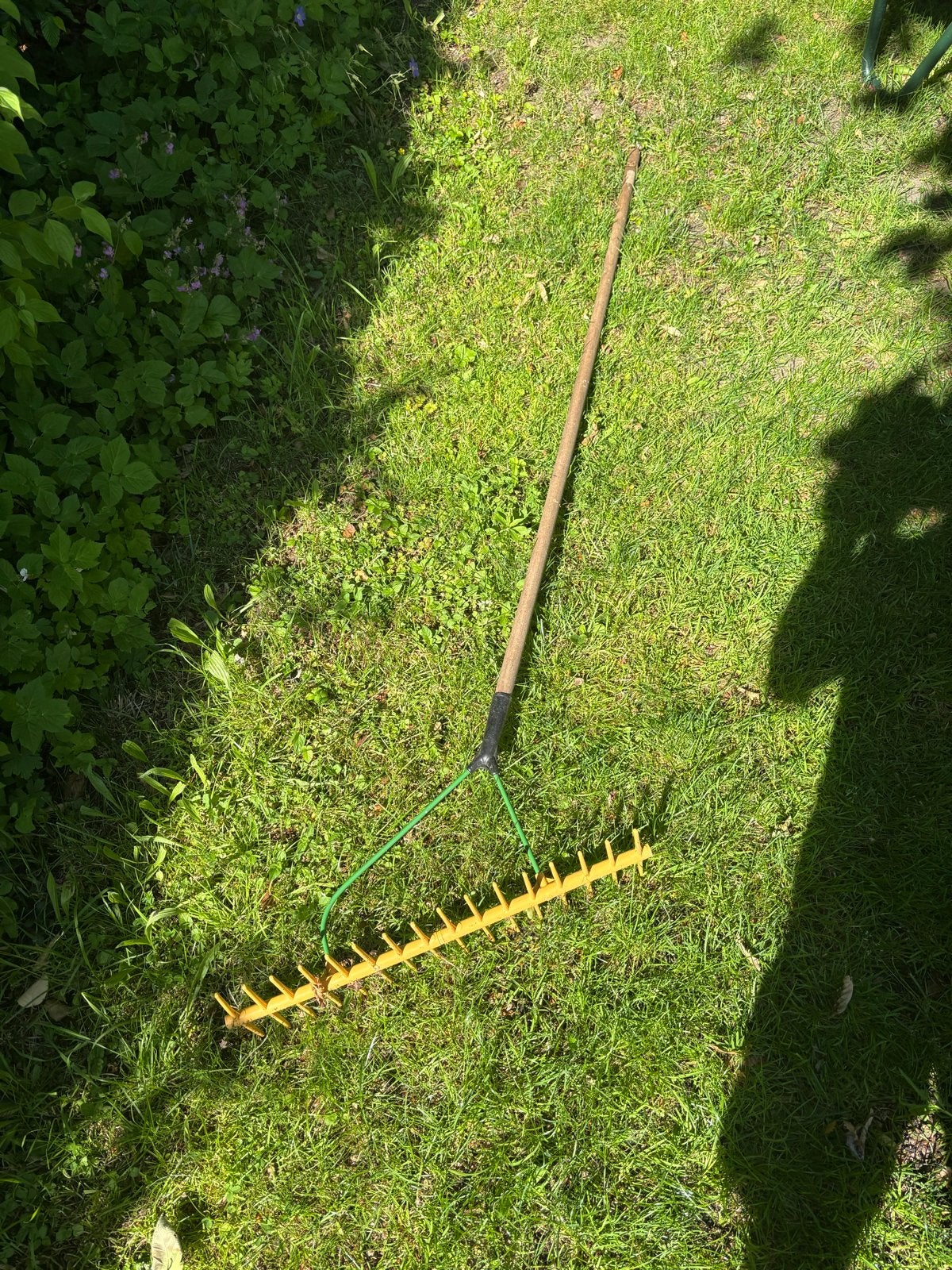 Hooihark met houten steel, Tuin en Terras, Ophalen, Gebruikt, Hark
