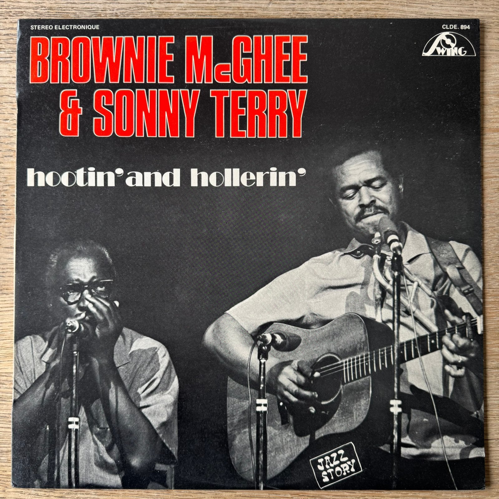 Brownie McGhee & Sonny Terry Hootin and Hollerin LP Vinyl, Gebruikt, Fotohoes, Ophalen of Verzenden, 12 inch