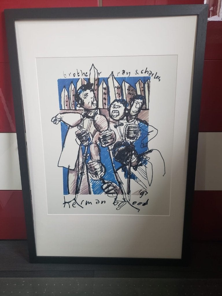 Herman Brood, Huis en Inrichting, Woonaccessoires | Schilderijen, Tekeningen en Foto's, Ophalen of Verzenden, 75 – 100, 50 tot 75 cm