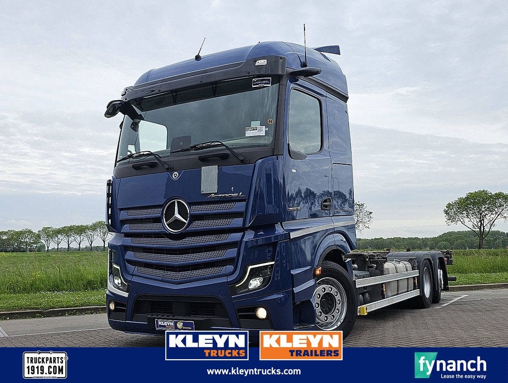 MERCEDES-BENZ ACTROS 2553 oil retarder 6x2*4, Automaat, Euro 6, Blauw, Mercedes-Benz