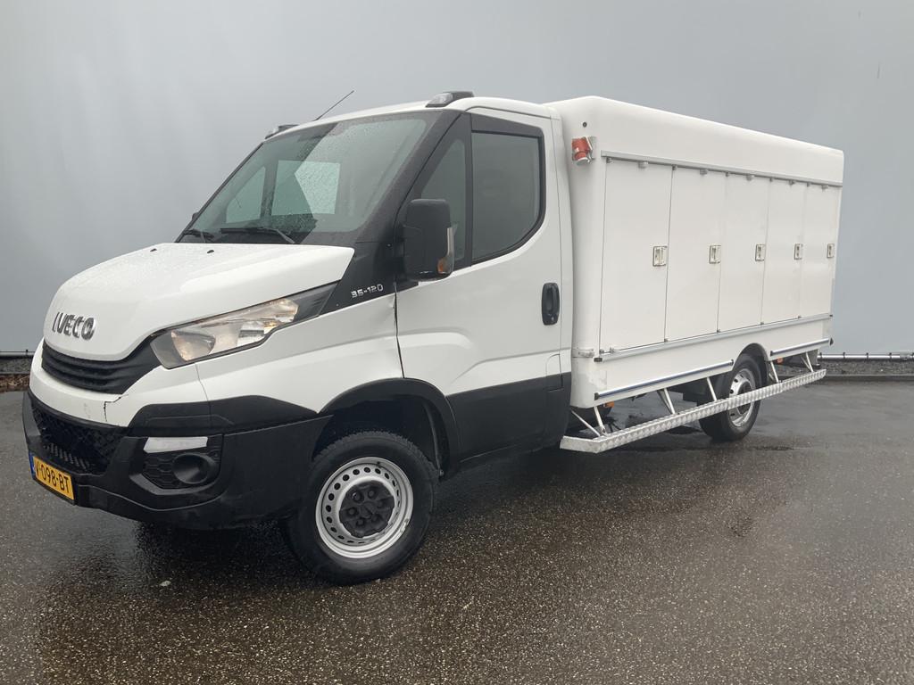 Iveco Daily 35S12 2.3 345 VriesAuto 10 deuren _40 gr onder 0, Auto's, 13 km/l, Gebruikt, Iveco, 116 pk