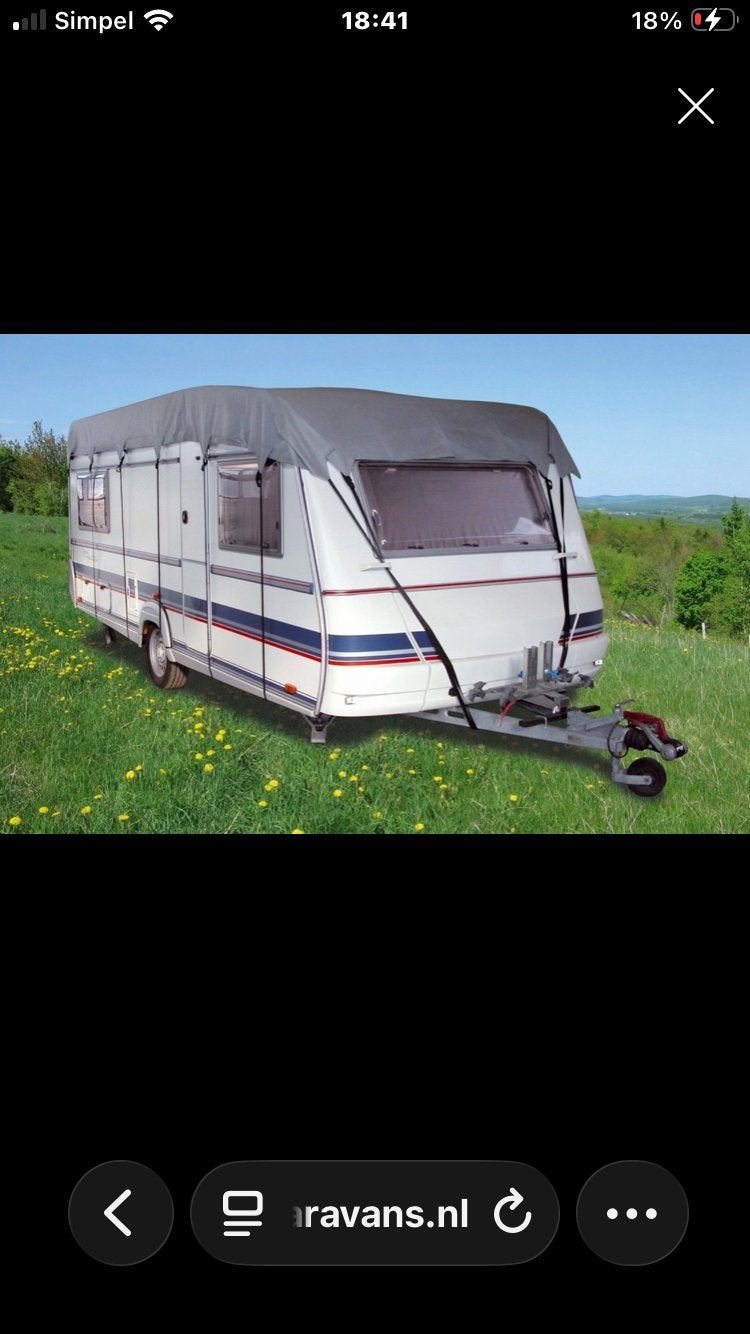 1x gebruikt Eurotrail Dakhoes voor caravans - ETCC0131, Ophalen, Zo goed als nieuw