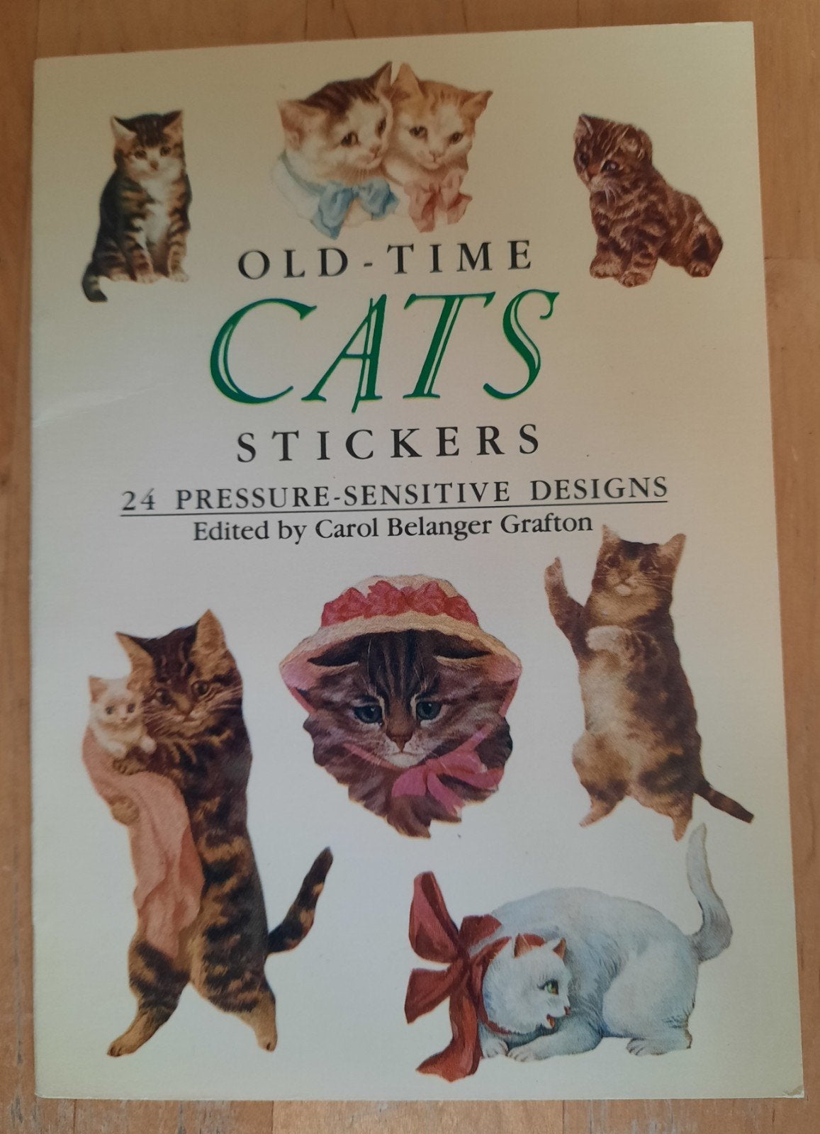 Vintage Katten Stickers - Old-Time Cats - 24 x, Ophalen of Verzenden, Zo goed als nieuw, Overige typen