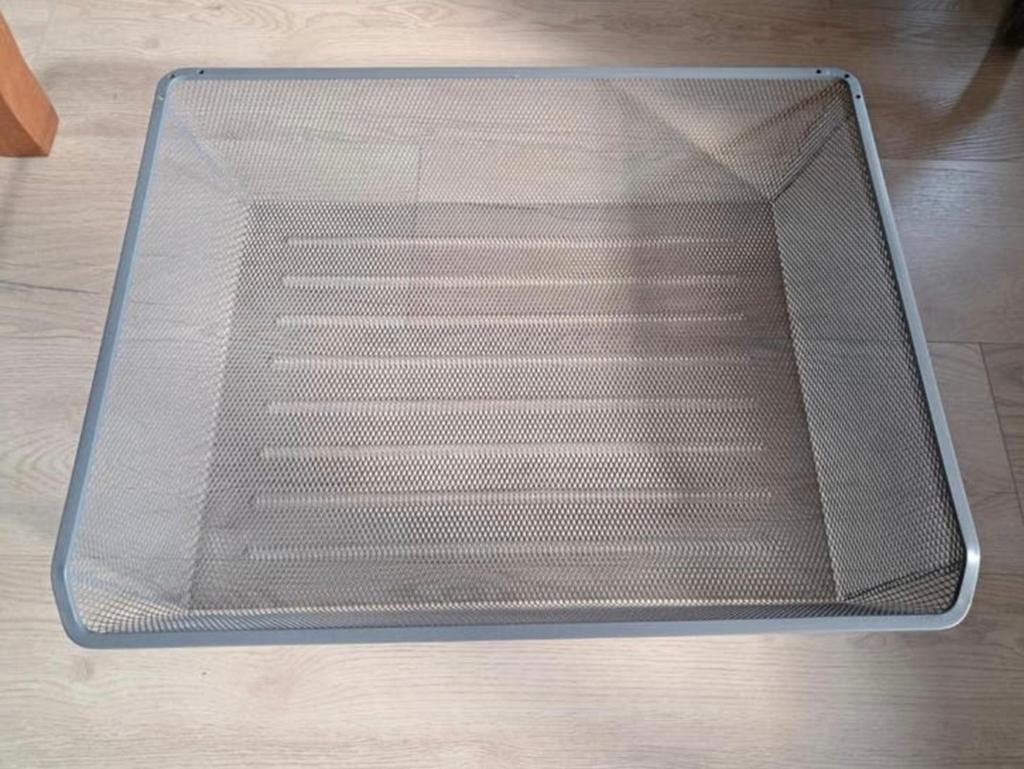 IKEA Komplement fijndraadmand donkergrijs 75x58, Ophalen