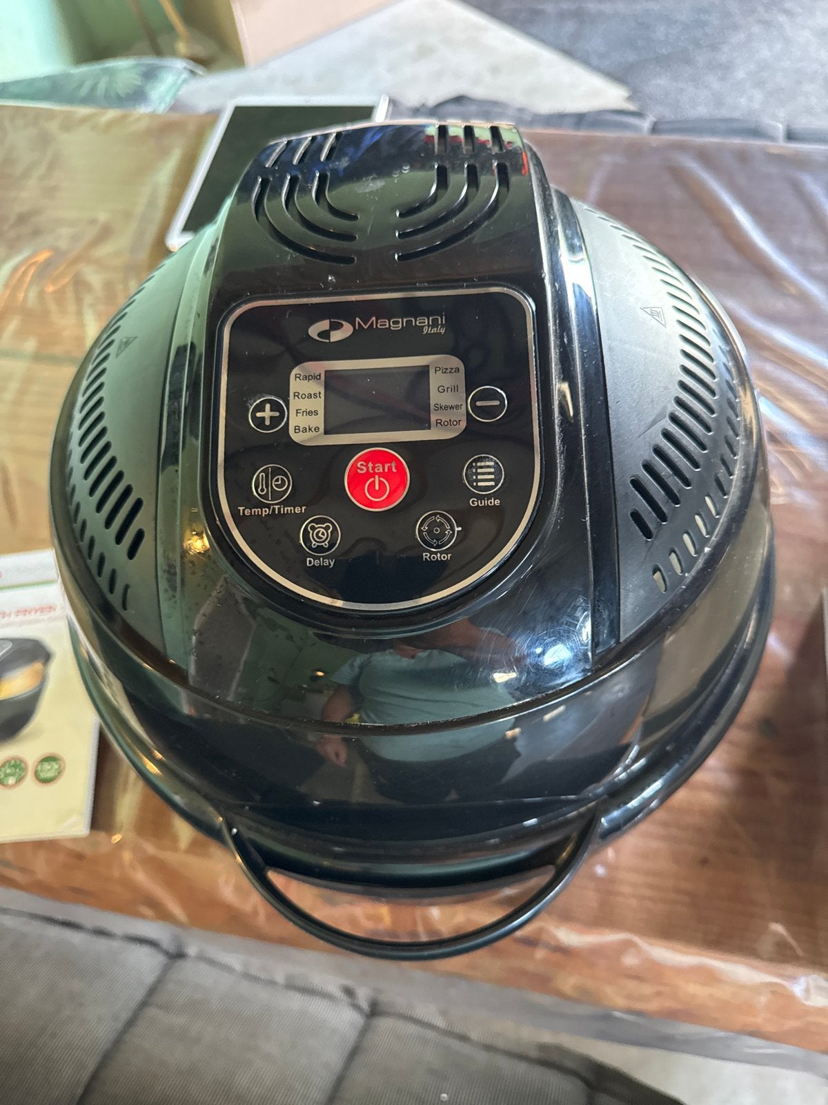 Magnani Italy Digitale Airfryer 10L - Zo goed als nieuw, Ophalen of Verzenden, Zo goed als nieuw, Airfryer, 1500 gram of meer