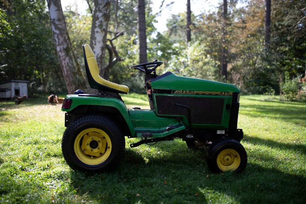 John Deere 415, Ophalen, Gebruikt, John Deere, Elektrische starter