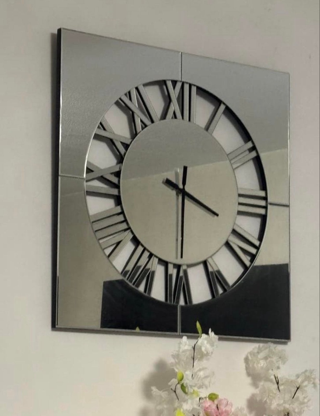 Eric Kuster stijl klok, Ophalen, 50 tot 100 cm, 100 tot 150 cm, Vierkant