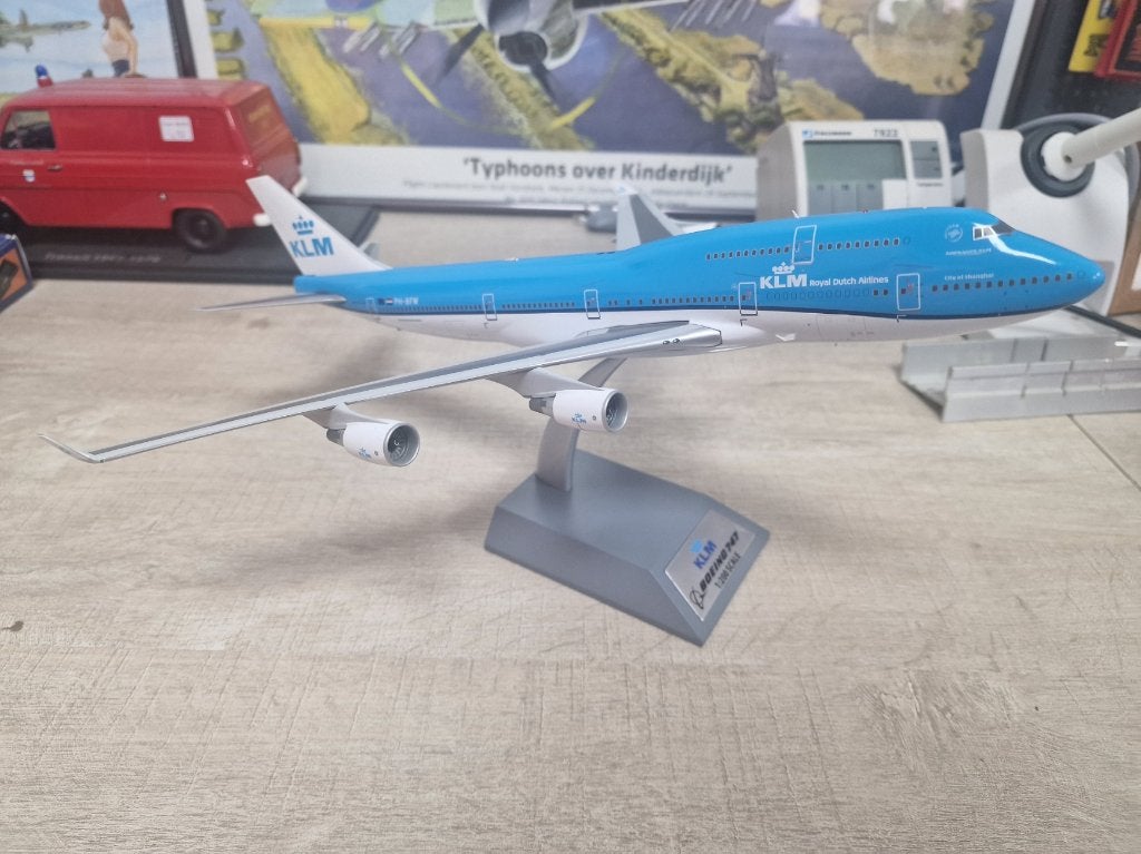 Inflight | 1:200 - KLM Boeing 747 - PH-BFW, Ophalen of Verzenden, Zo goed als nieuw, Schaalmodel