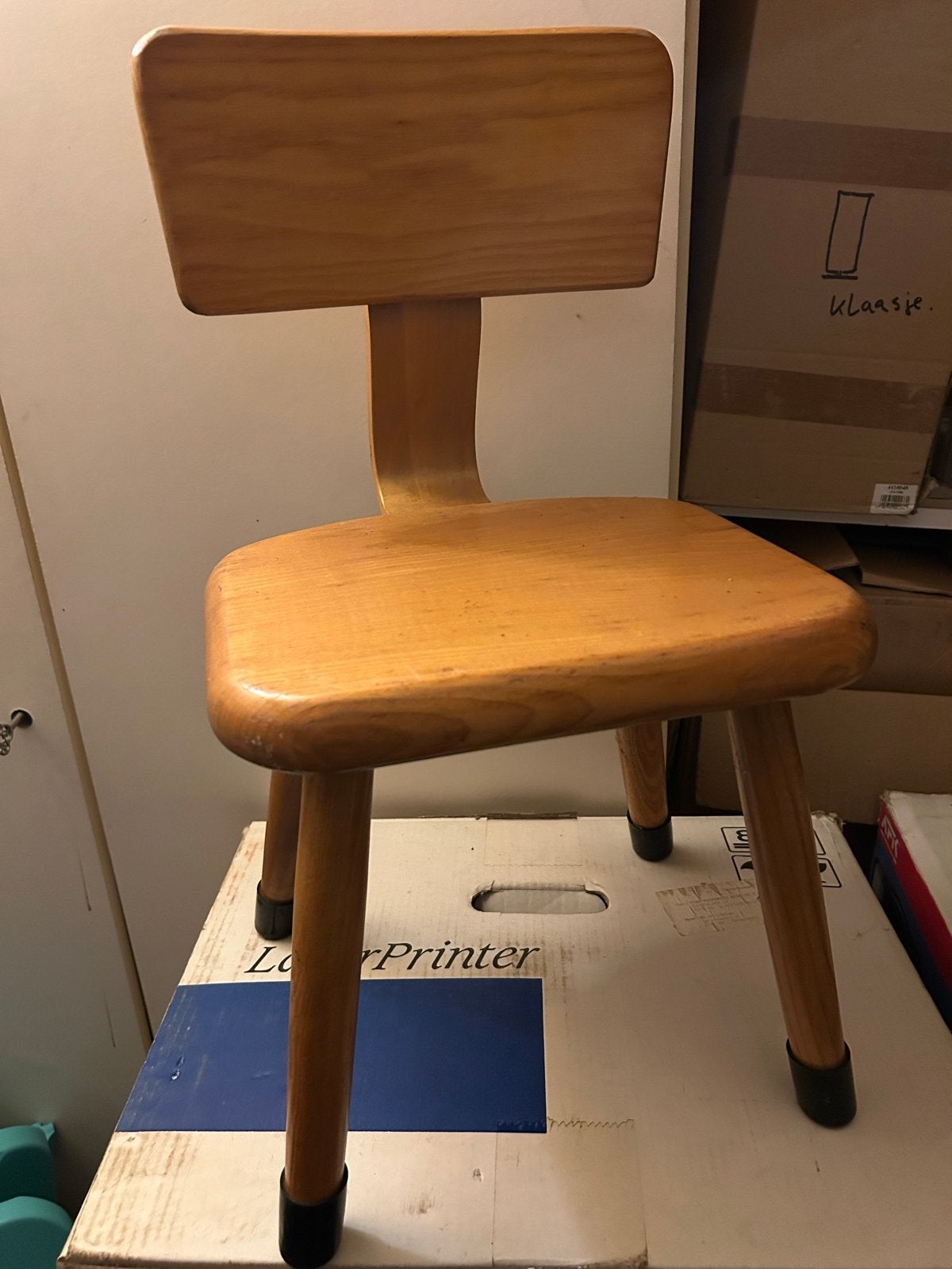 Stevig houten kinderstoeltje, Kinderen en Baby's, Ophalen of Verzenden, Gebruikt, Overige typen