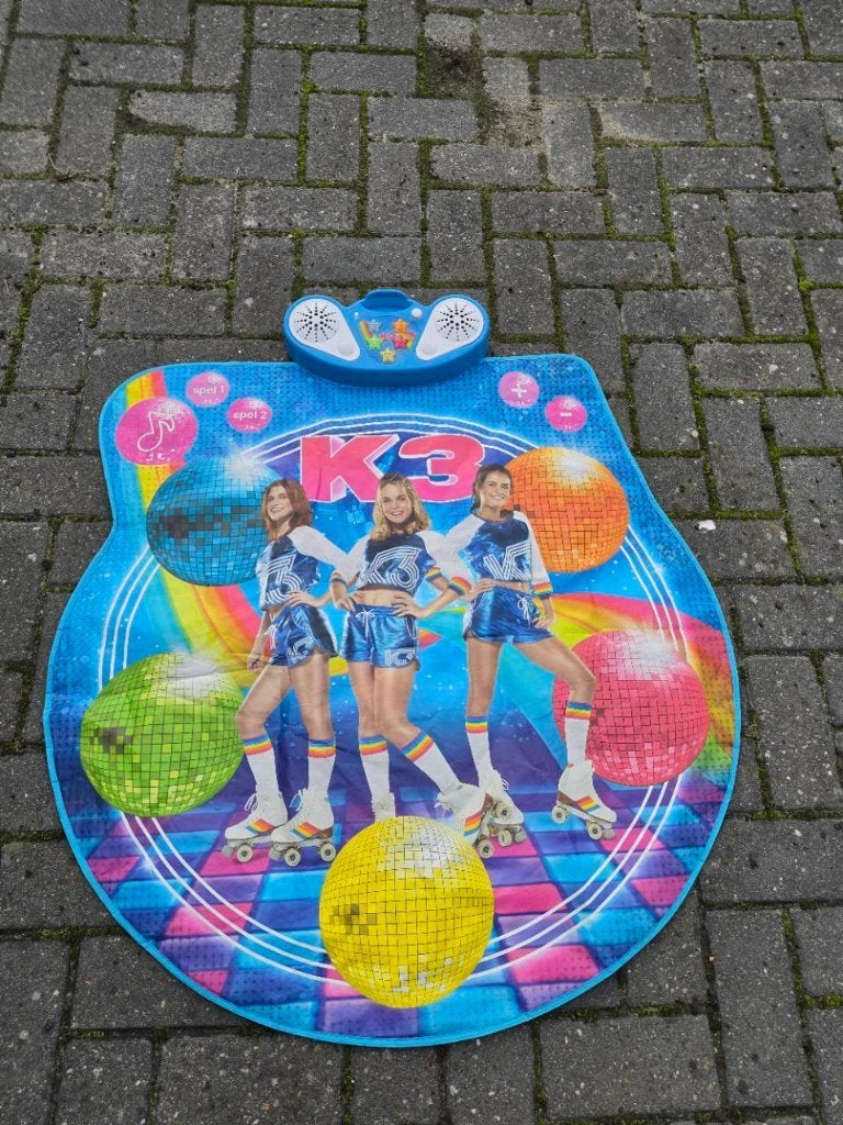 K3 Rollerdisco dansmat met muziek en spelletjes, Ophalen of Verzenden, Gebruikt