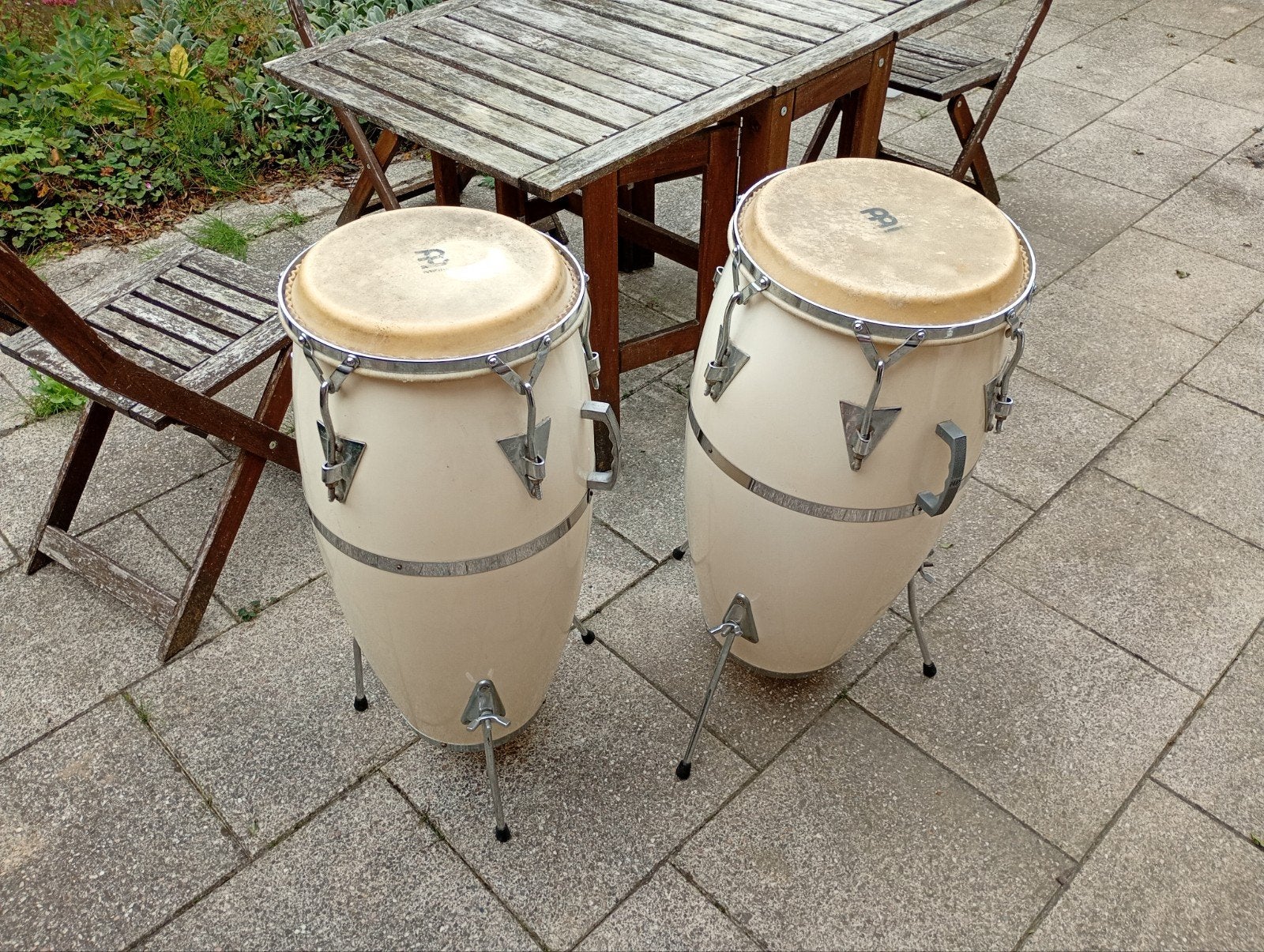 Meinl Conga Set - Crème Kleurige Percussie Drums