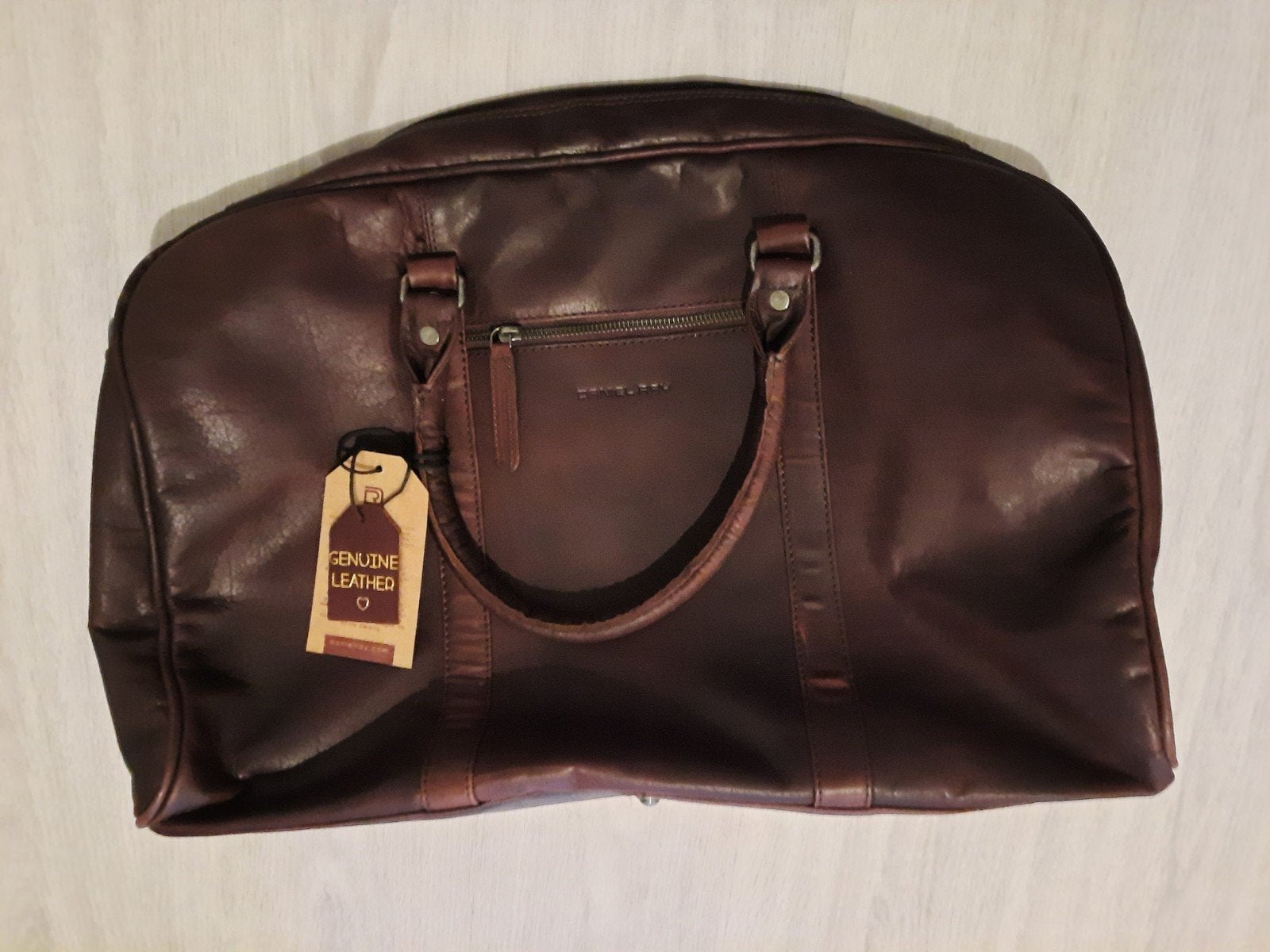Leren reistas / weekendtas - Daniel Ray, Sieraden, Tassen en Uiterlijk, Tassen | Reistassen en Weekendtassen, 40 tot 60 cm, 30 cm of meer