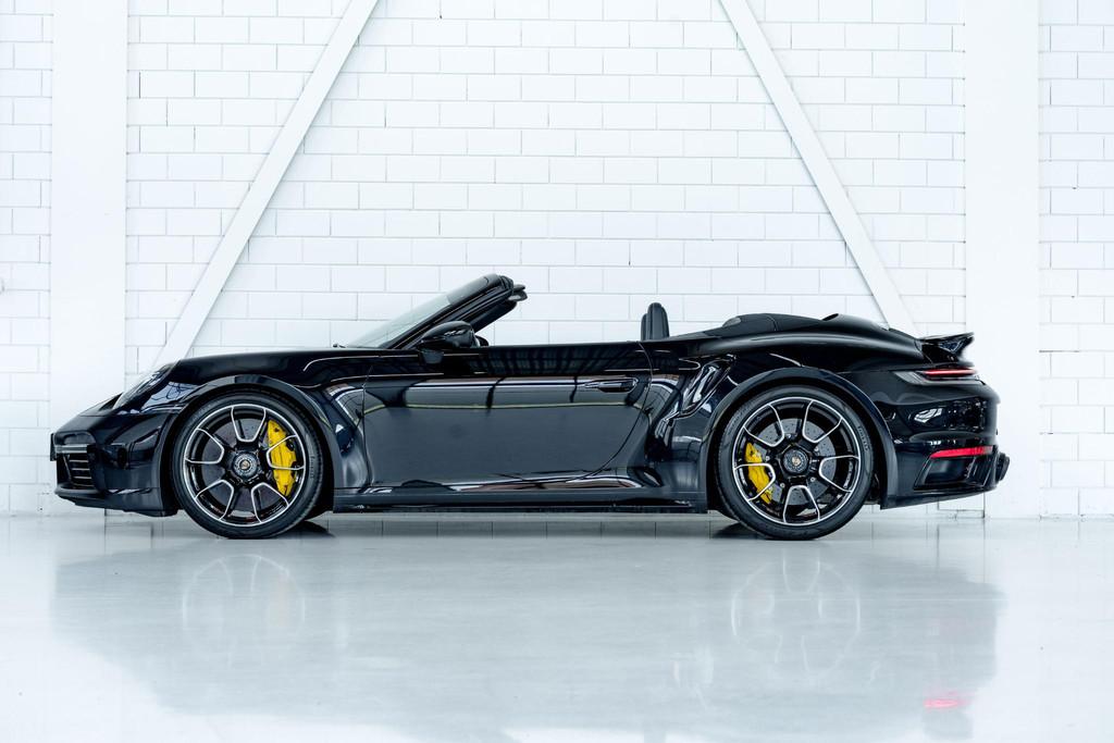 Porsche 911 Cabrio 3.8 Turbo S l Akrapovic l Burmester l Lif, Auto's, Porsche, Automaat, Gebruikt, Cabriolet, 4 stoelen