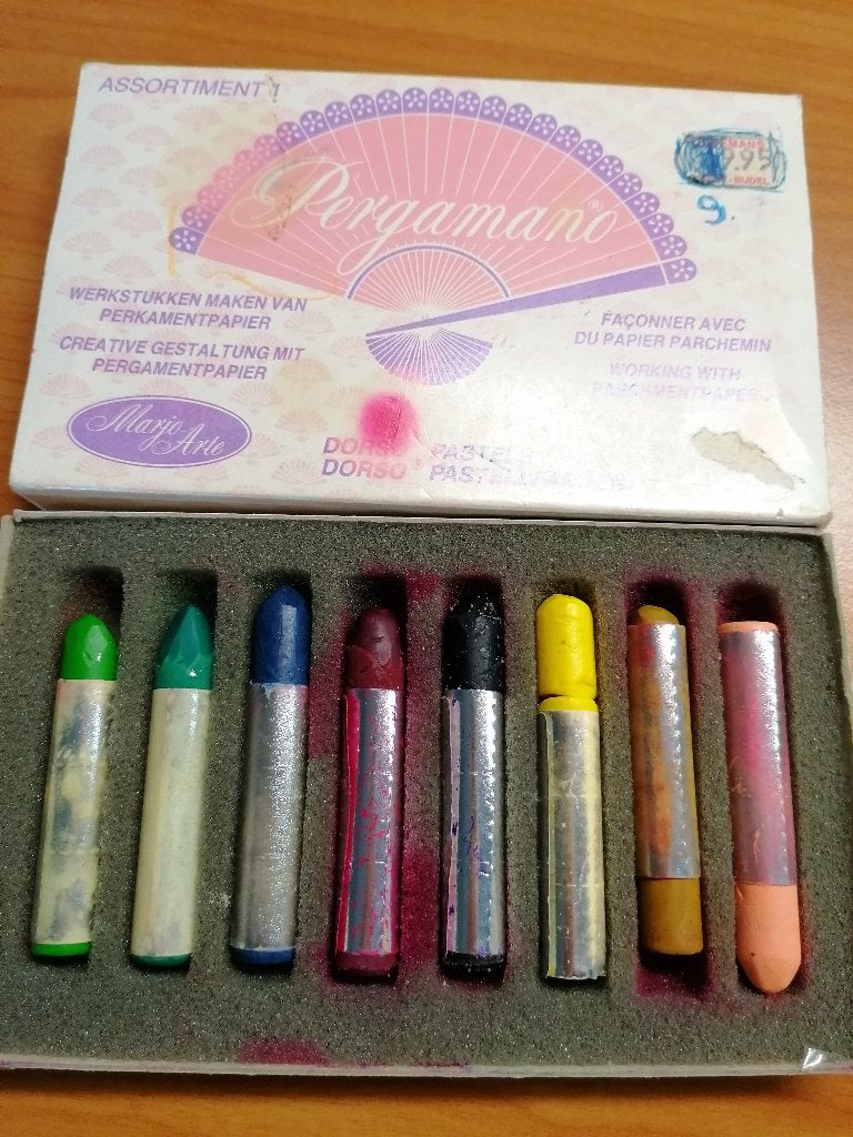 pergamano pastelkleuren, Ophalen of Verzenden, Gebruikt