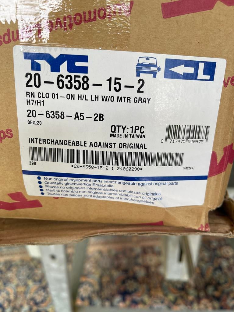 Koplamp links nieuw voor Renault Clio 2001-2005, Auto-onderdelen, Ophalen of Verzenden, Nieuw, Renault