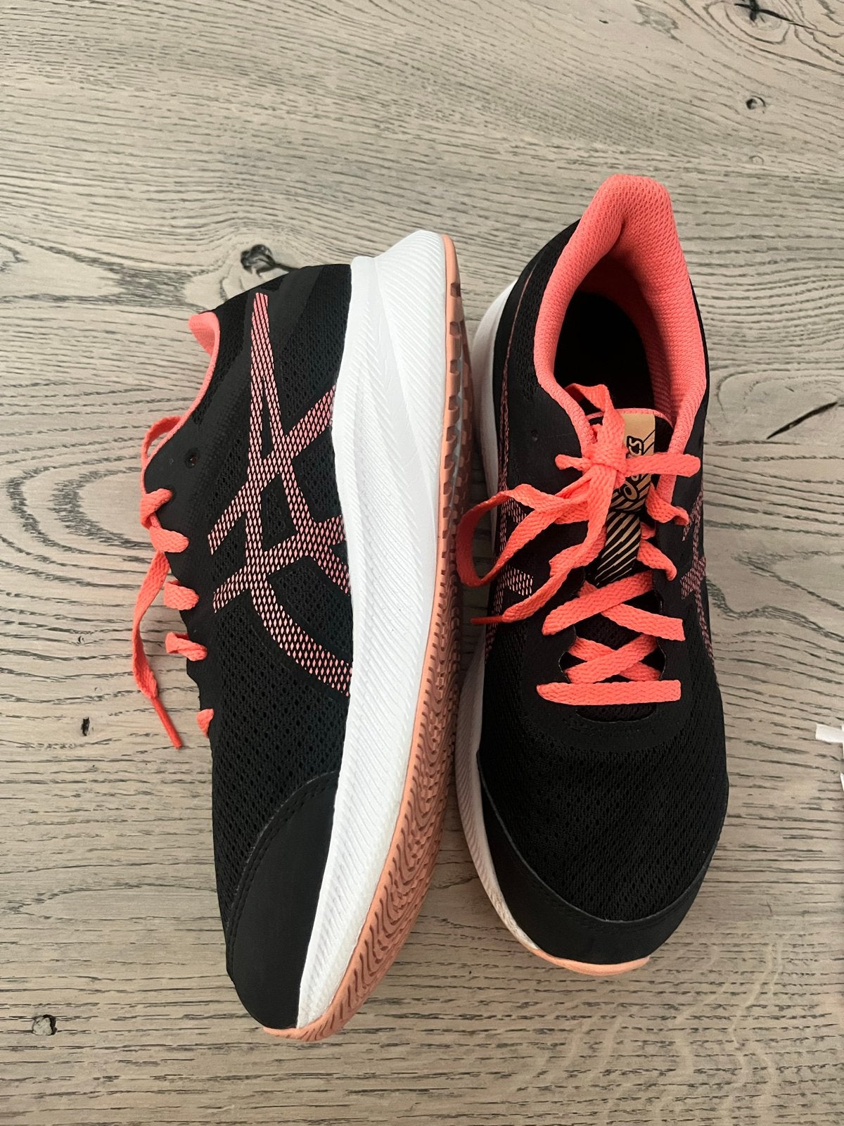 ASICS hardloopschoenen zwart/roze - Maat 38.5, Kleding | Dames, Nieuw, Ophalen of Verzenden, Sportschoenen, Zwart