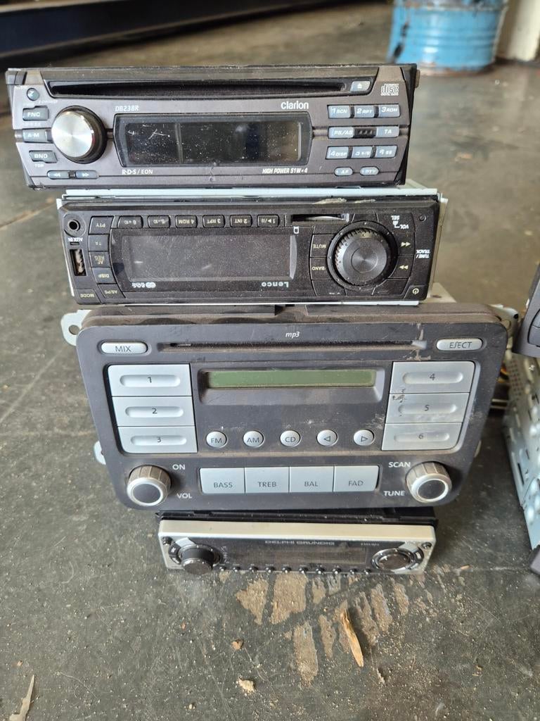 Diverse autoradio's - werkend, per stuk of alles, Ophalen, Gebruikt