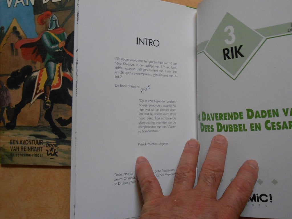 Ridder Reinhart De geest van de ruïne 1995 1 ste druk. PERS, Eén stripboek, Nieuw, Ophalen of Verzenden, Rik clement